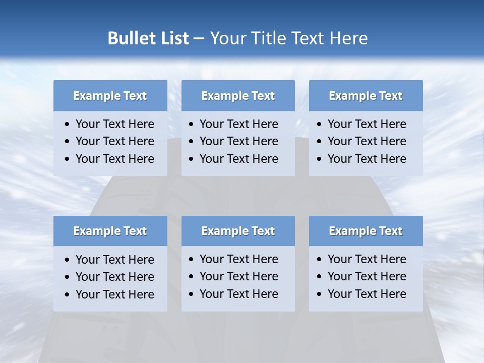 Wechseln Gebirge Sicherheitscheck PowerPoint Template