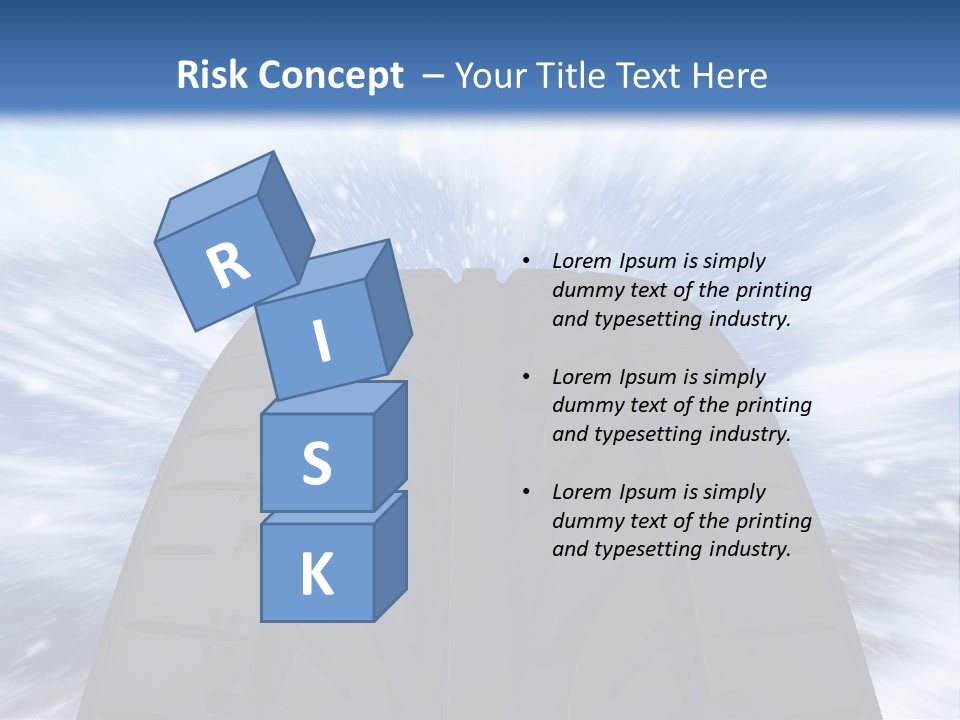 Wechseln Gebirge Sicherheitscheck PowerPoint Template