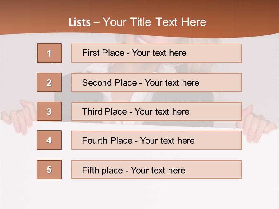 Sign Paper Space PowerPoint Template