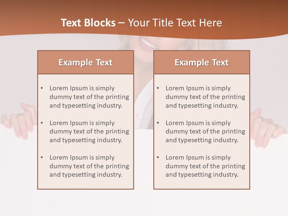 Sign Paper Space PowerPoint Template