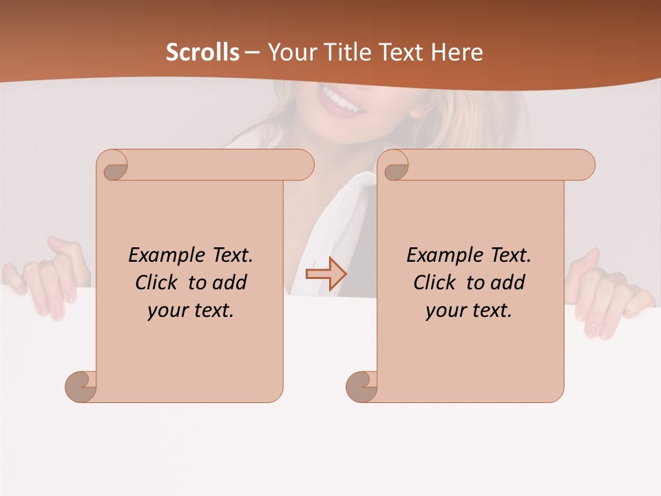 Sign Paper Space PowerPoint Template