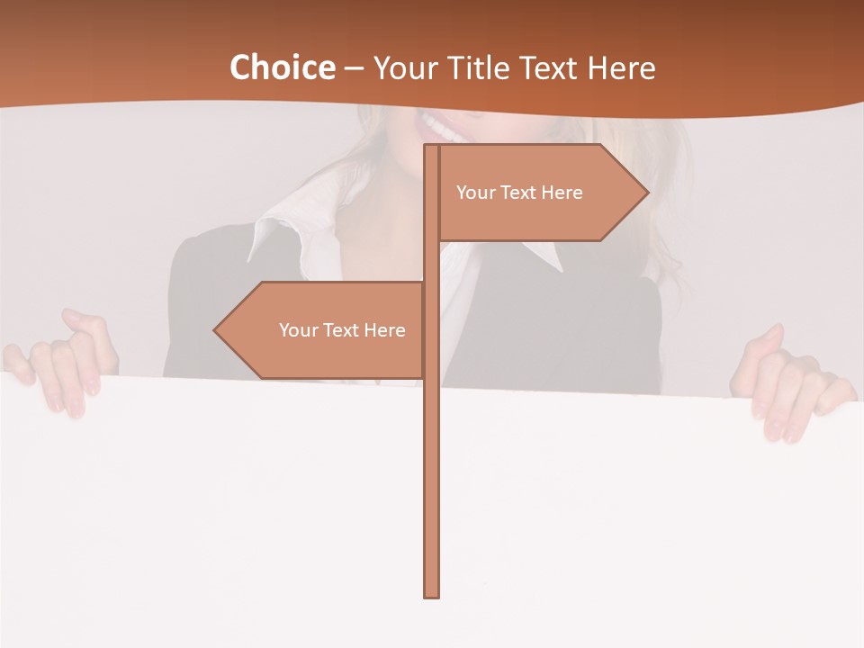 Sign Paper Space PowerPoint Template
