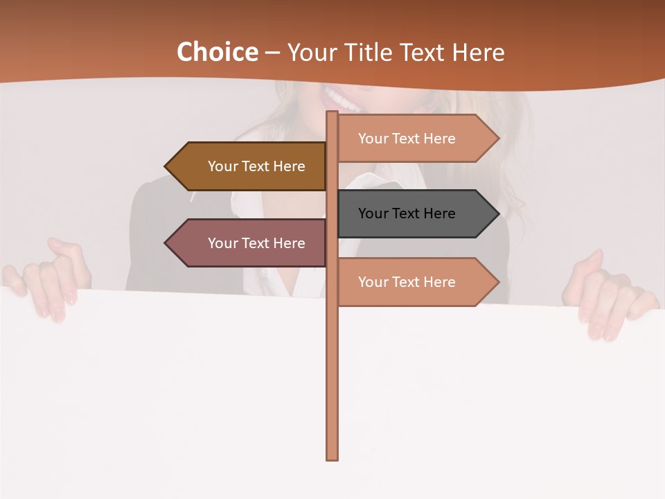 Sign Paper Space PowerPoint Template