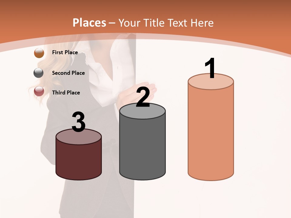 Woman Hot Young PowerPoint Template