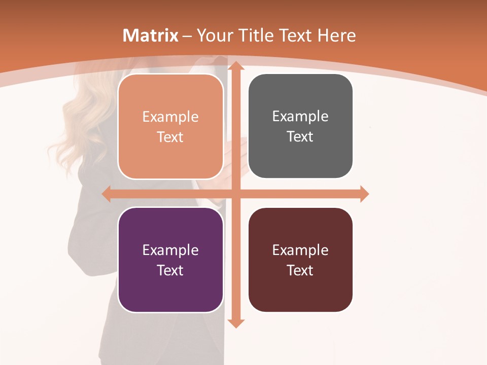 Woman Hot Young PowerPoint Template