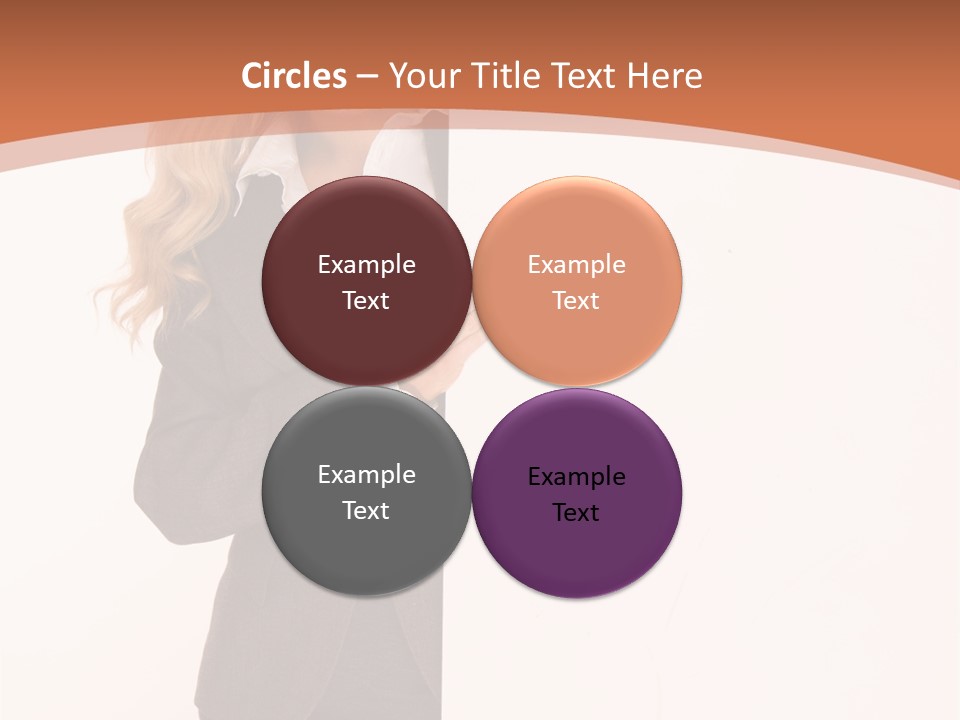 Woman Hot Young PowerPoint Template