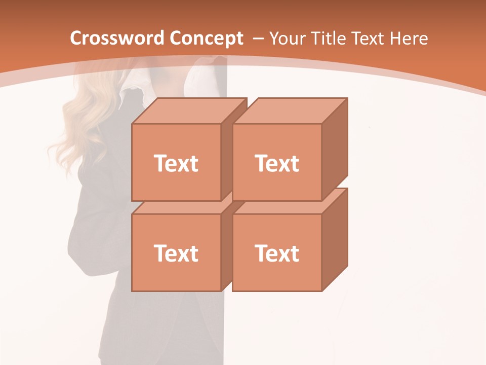 Woman Hot Young PowerPoint Template