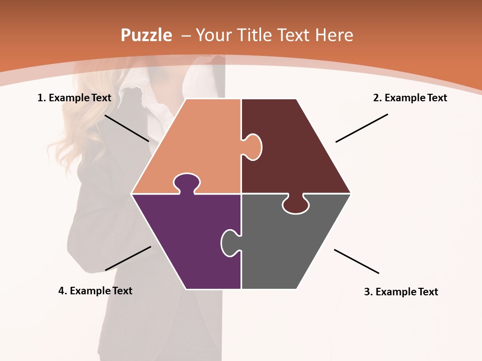 Woman Hot Young PowerPoint Template