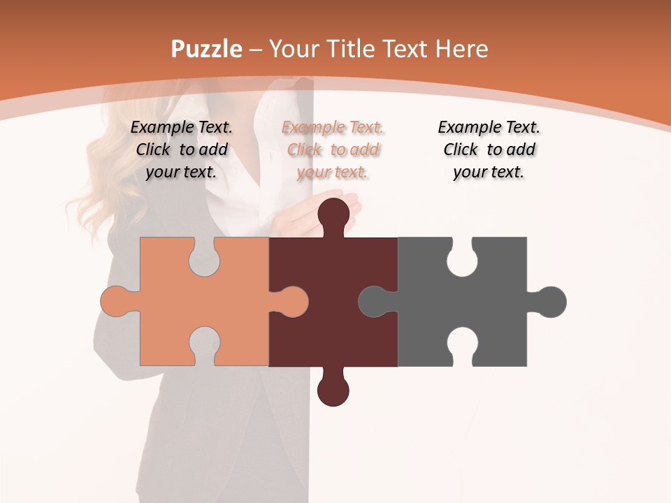 Woman Hot Young PowerPoint Template