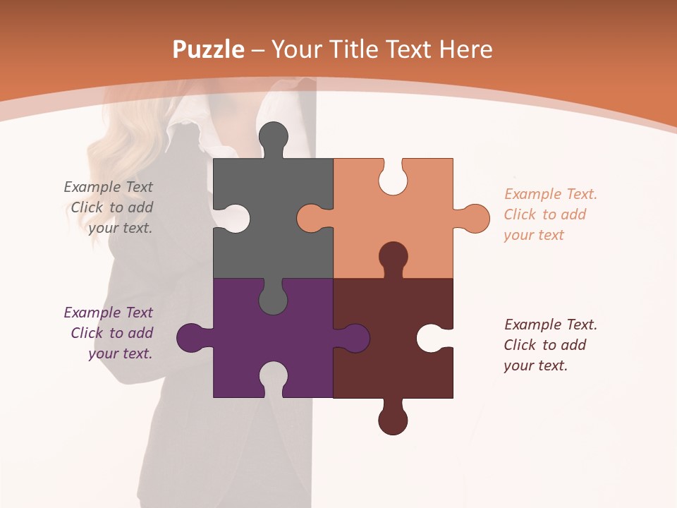 Woman Hot Young PowerPoint Template