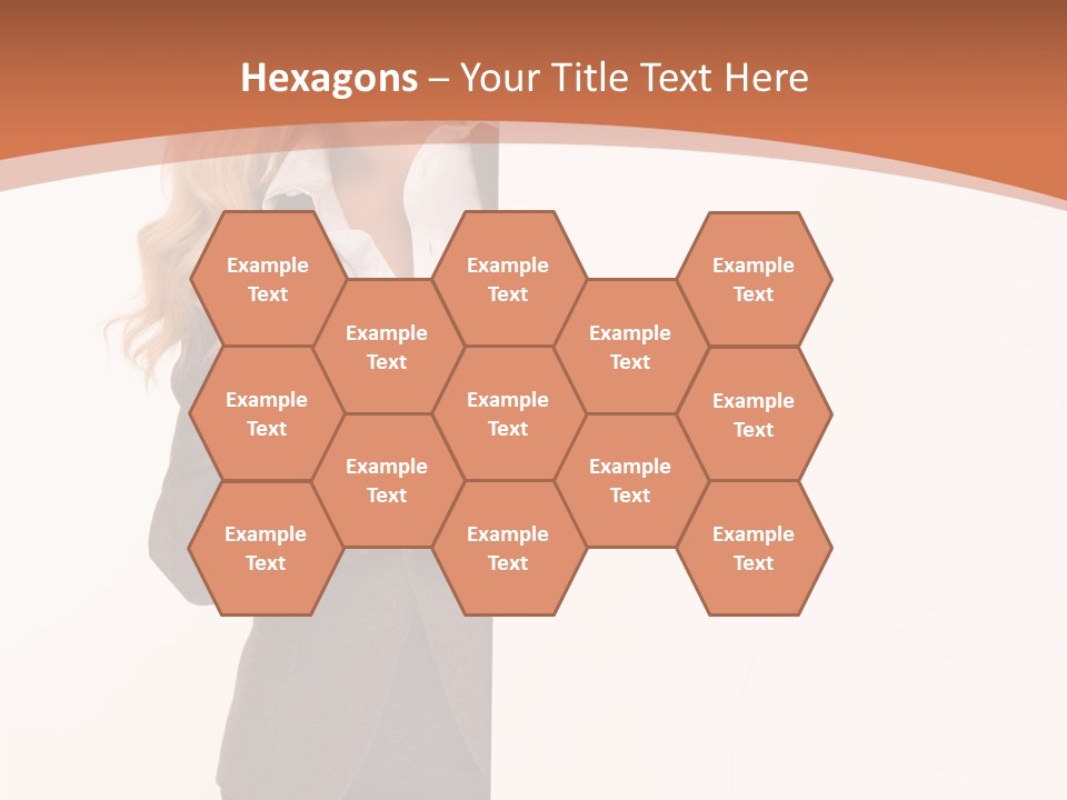 Woman Hot Young PowerPoint Template