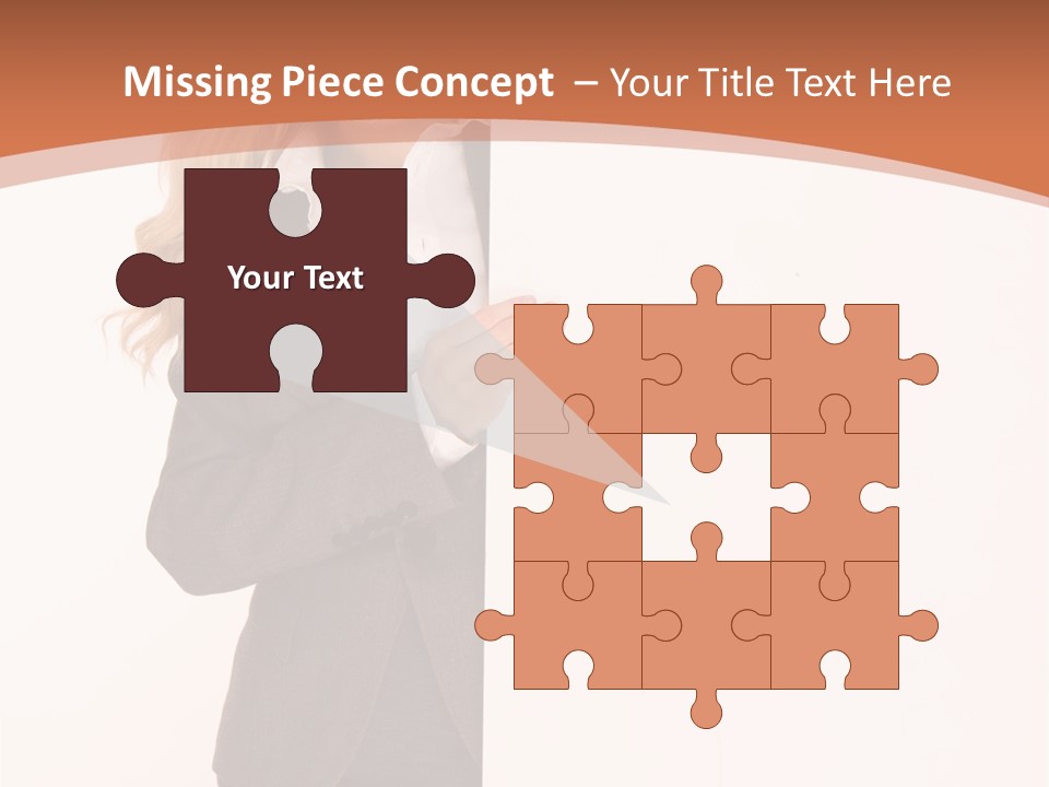 Woman Hot Young PowerPoint Template