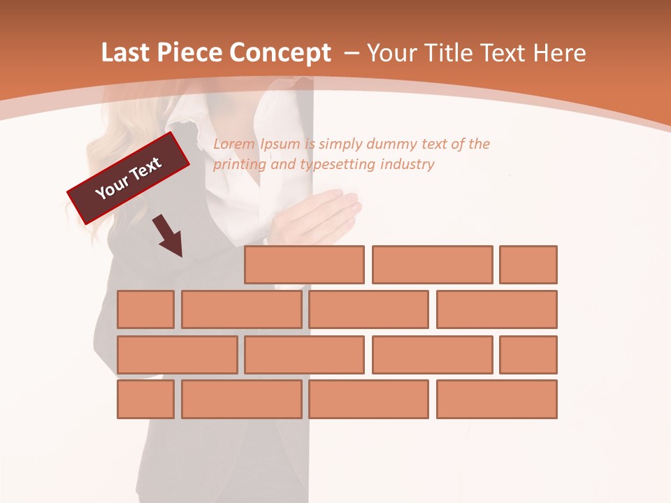 Woman Hot Young PowerPoint Template