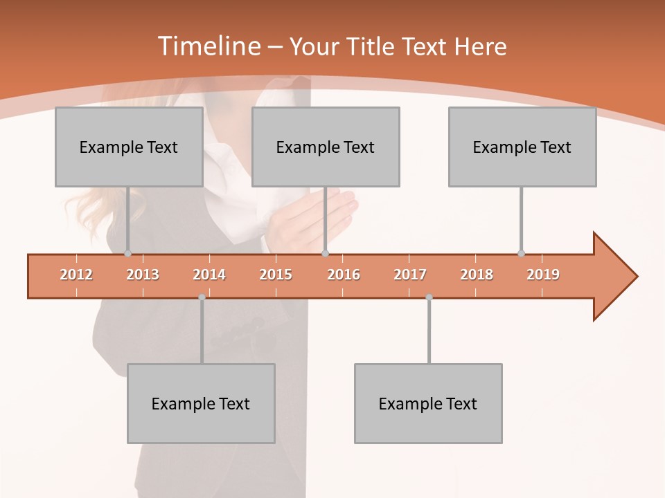 Woman Hot Young PowerPoint Template