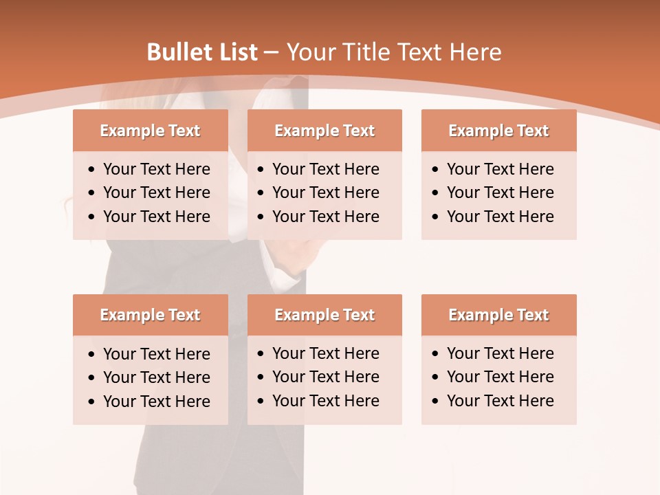 Woman Hot Young PowerPoint Template