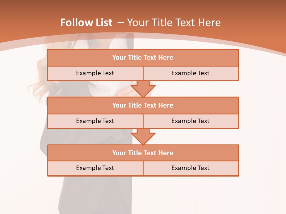 Woman Hot Young PowerPoint Template