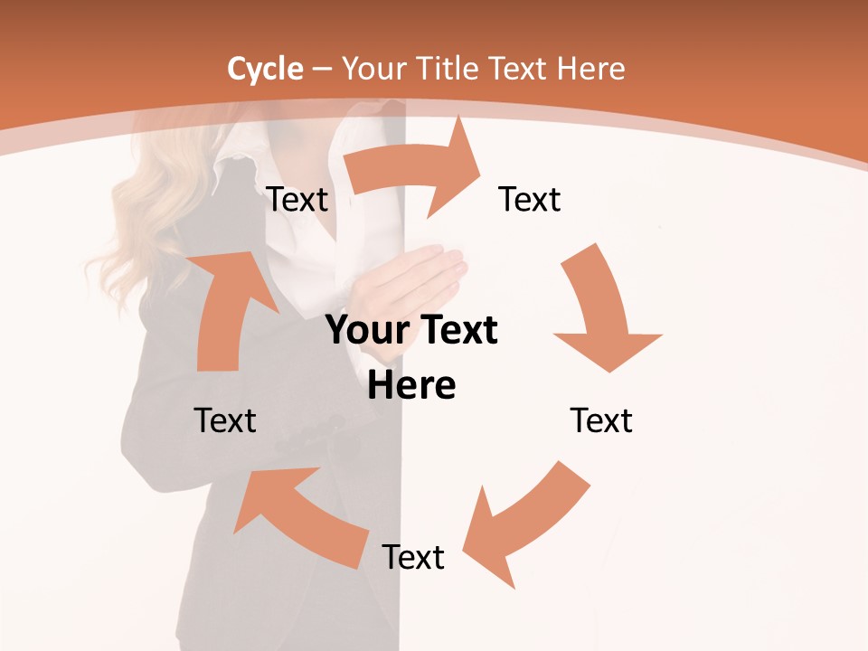 Woman Hot Young PowerPoint Template