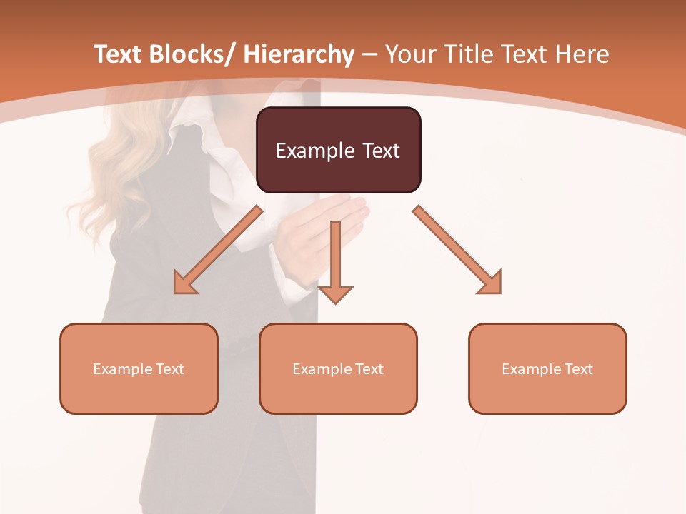 Woman Hot Young PowerPoint Template