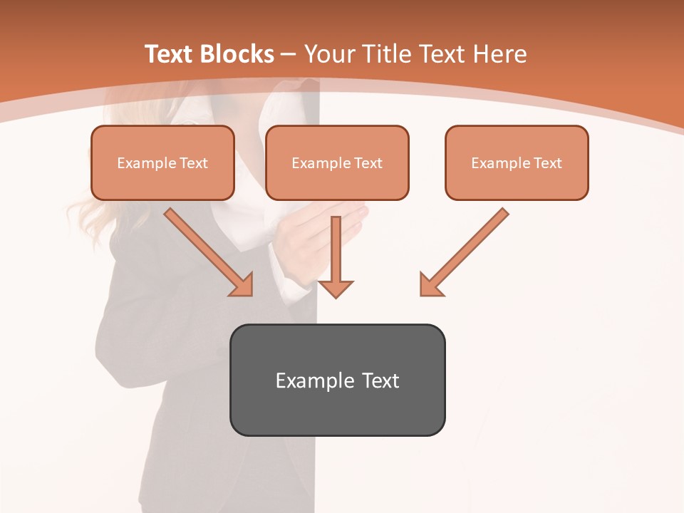 Woman Hot Young PowerPoint Template