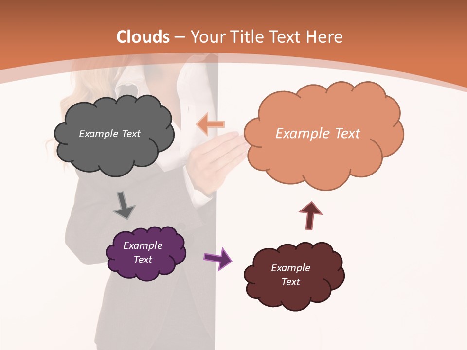 Woman Hot Young PowerPoint Template