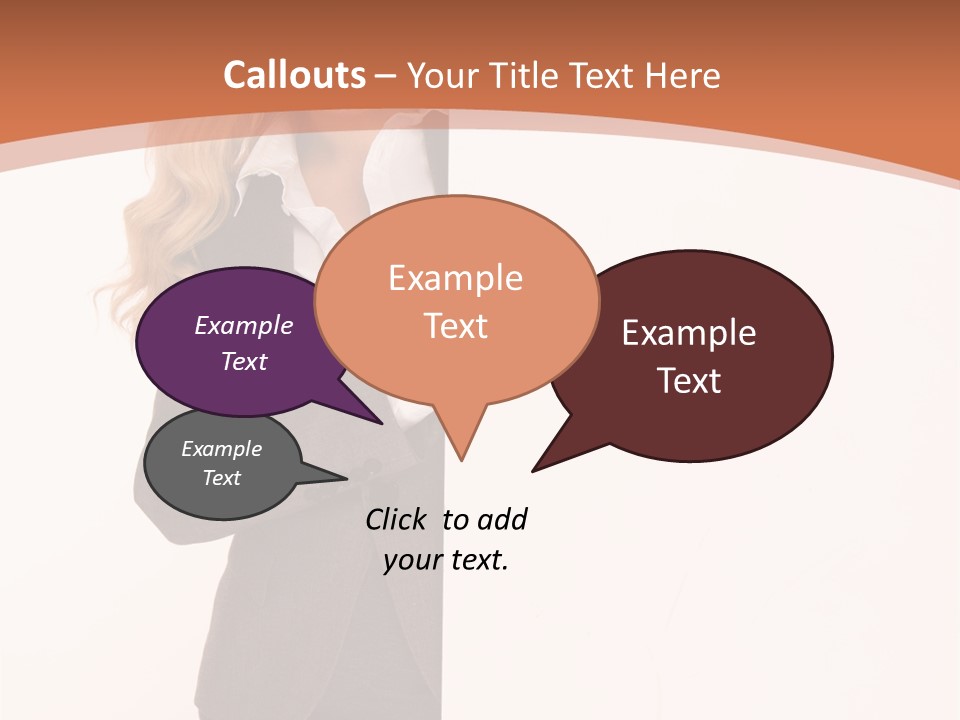 Woman Hot Young PowerPoint Template