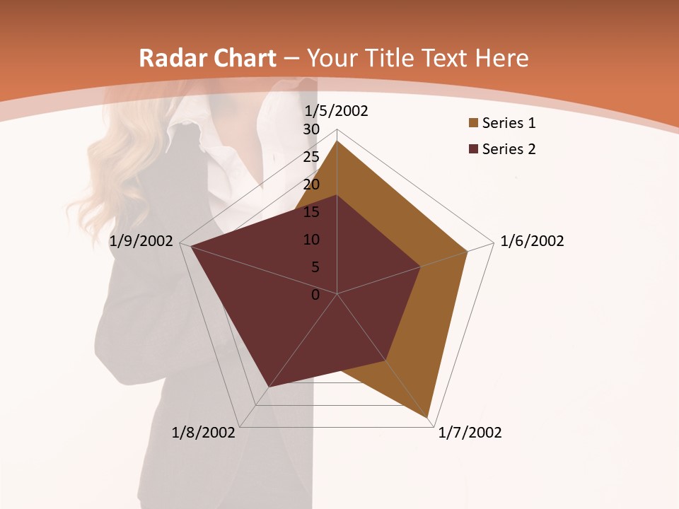 Woman Hot Young PowerPoint Template