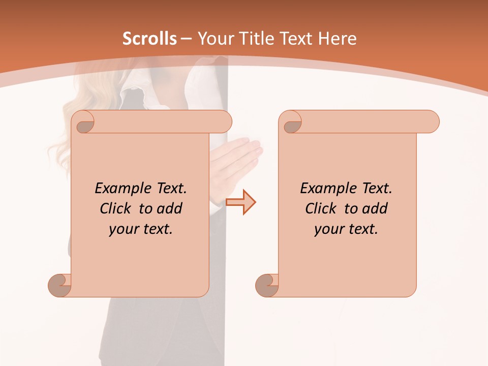 Woman Hot Young PowerPoint Template