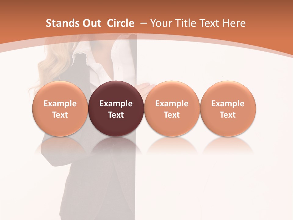 Woman Hot Young PowerPoint Template