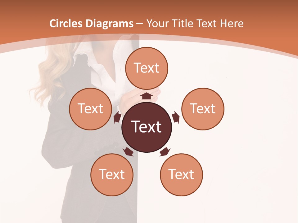 Woman Hot Young PowerPoint Template