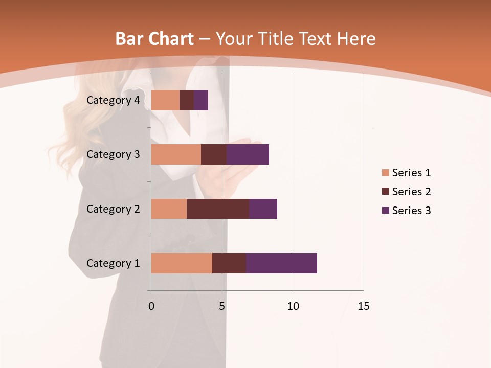 Woman Hot Young PowerPoint Template