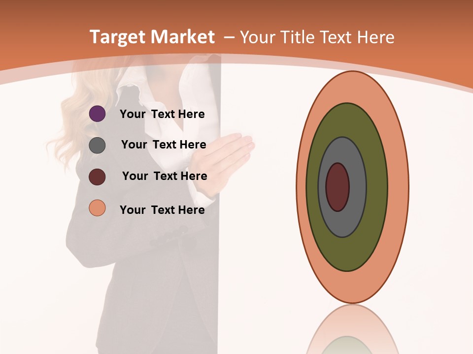 Woman Hot Young PowerPoint Template