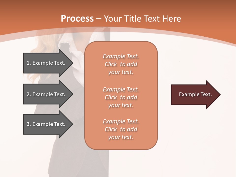 Woman Hot Young PowerPoint Template