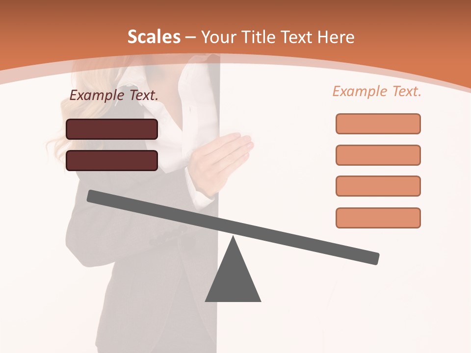 Woman Hot Young PowerPoint Template