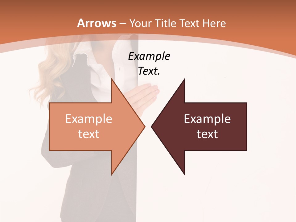 Woman Hot Young PowerPoint Template