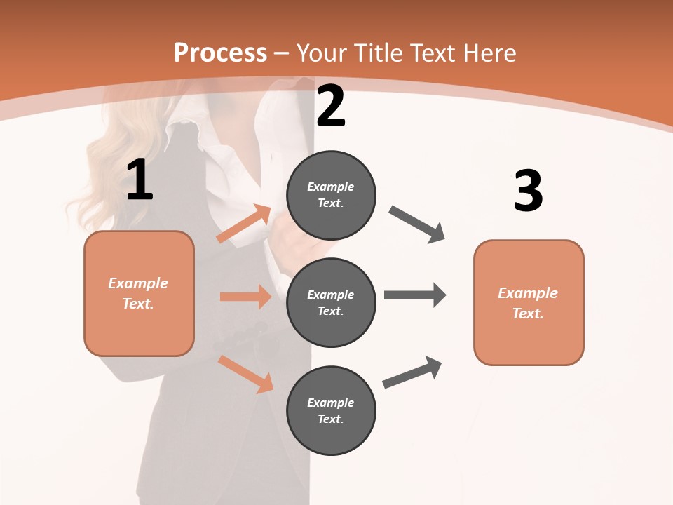 Woman Hot Young PowerPoint Template