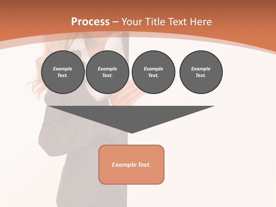 Woman Hot Young PowerPoint Template