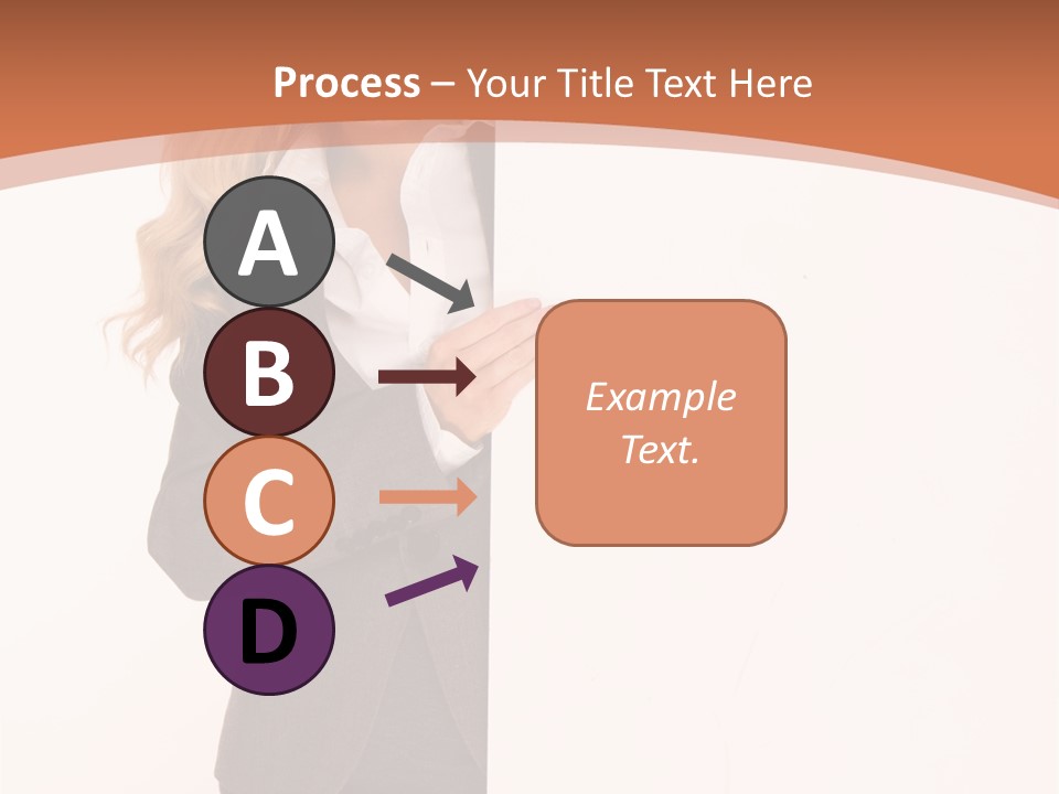 Woman Hot Young PowerPoint Template