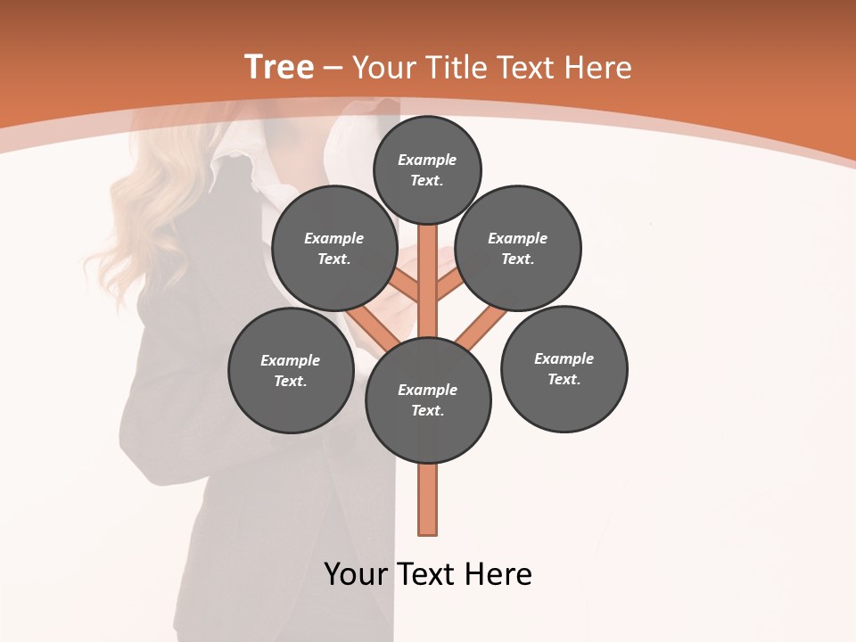 Woman Hot Young PowerPoint Template