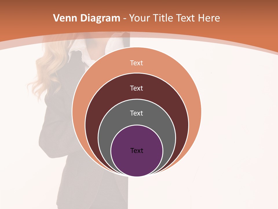 Woman Hot Young PowerPoint Template