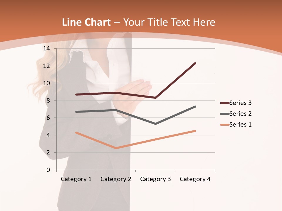 Woman Hot Young PowerPoint Template