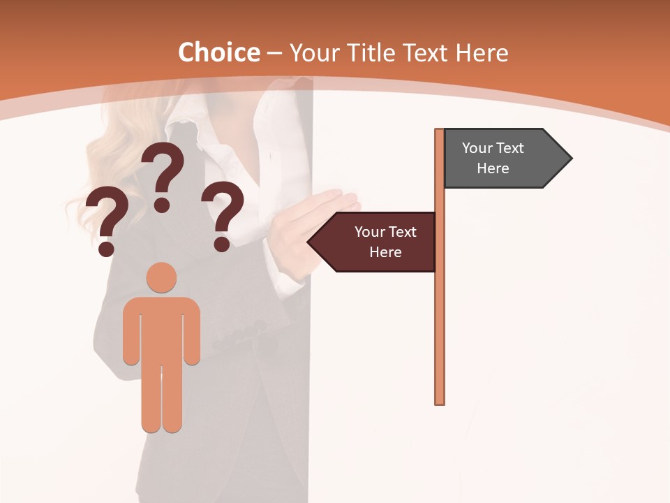 Woman Hot Young PowerPoint Template