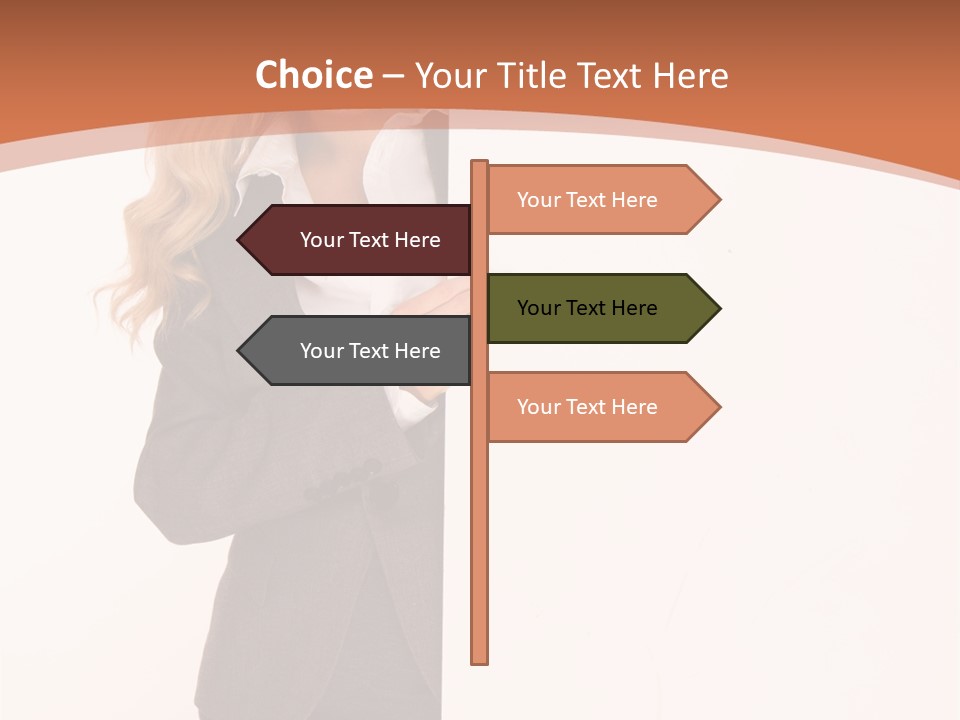 Woman Hot Young PowerPoint Template