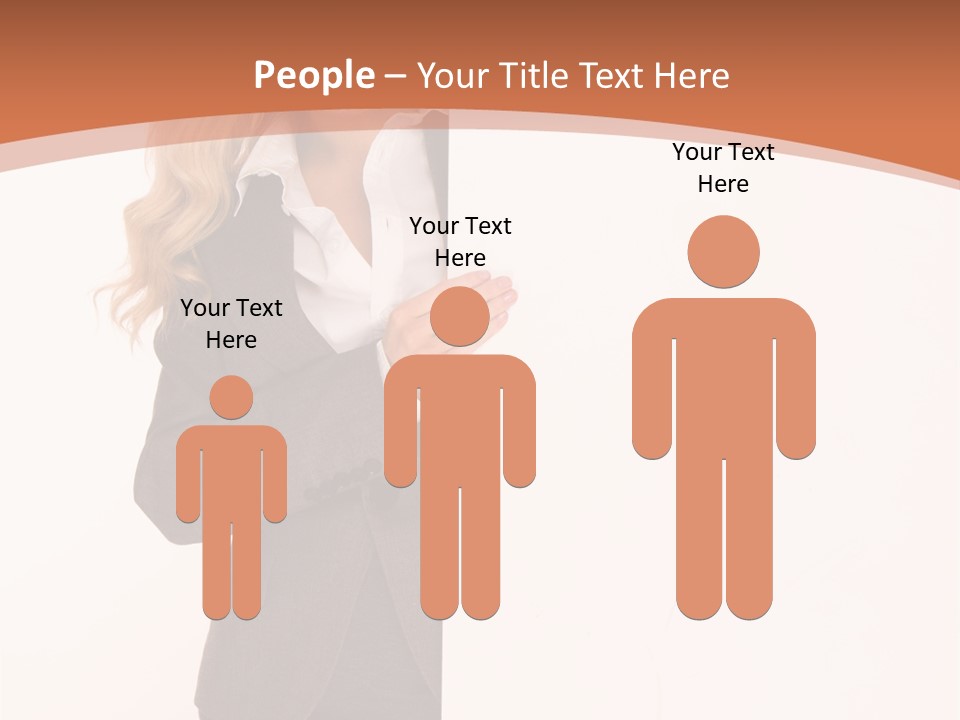 Woman Hot Young PowerPoint Template