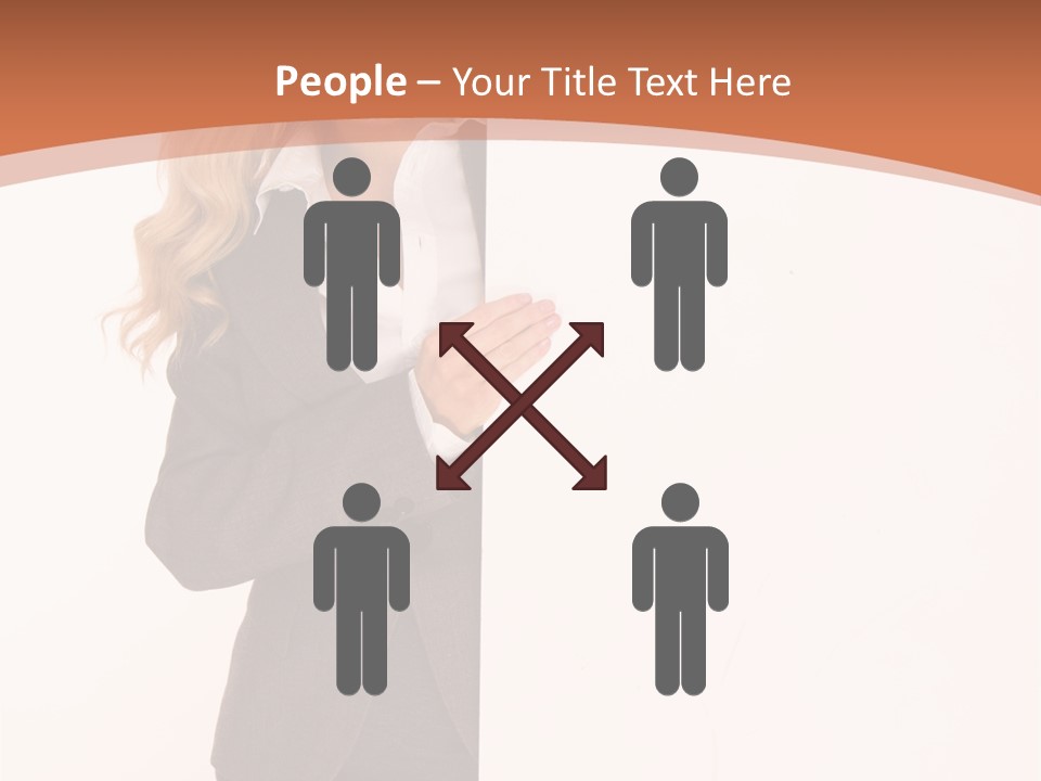 Woman Hot Young PowerPoint Template