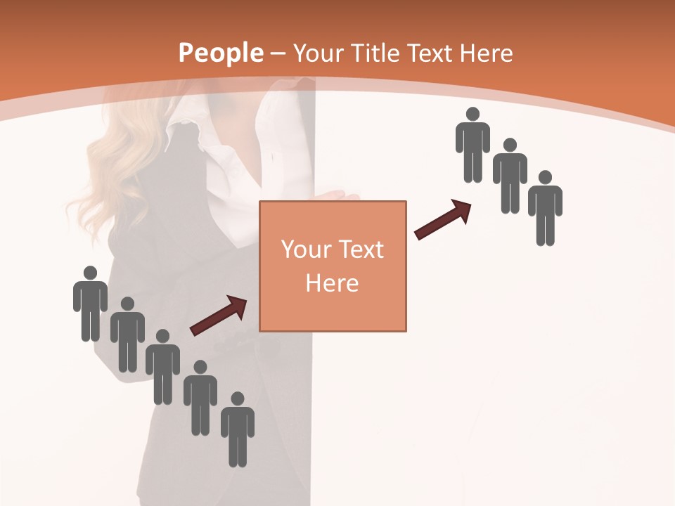 Woman Hot Young PowerPoint Template