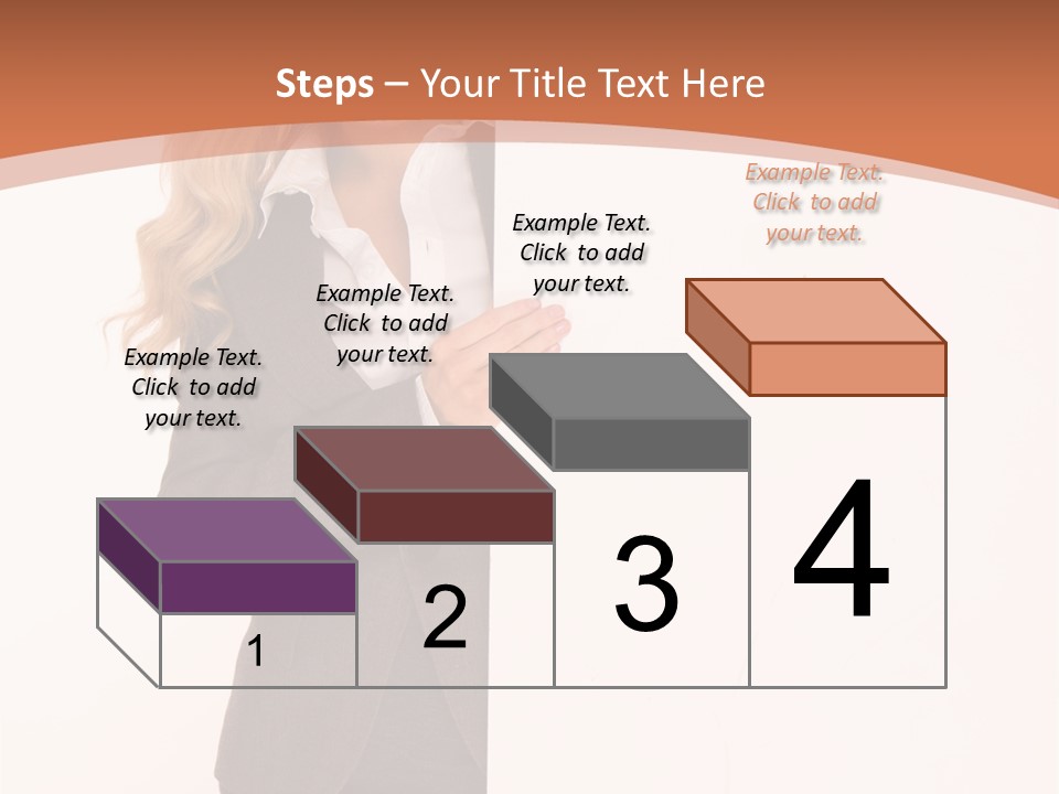 Woman Hot Young PowerPoint Template