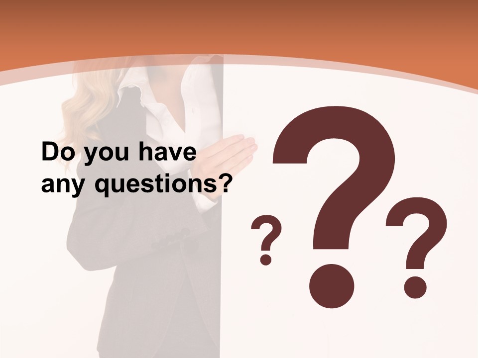 Woman Hot Young PowerPoint Template