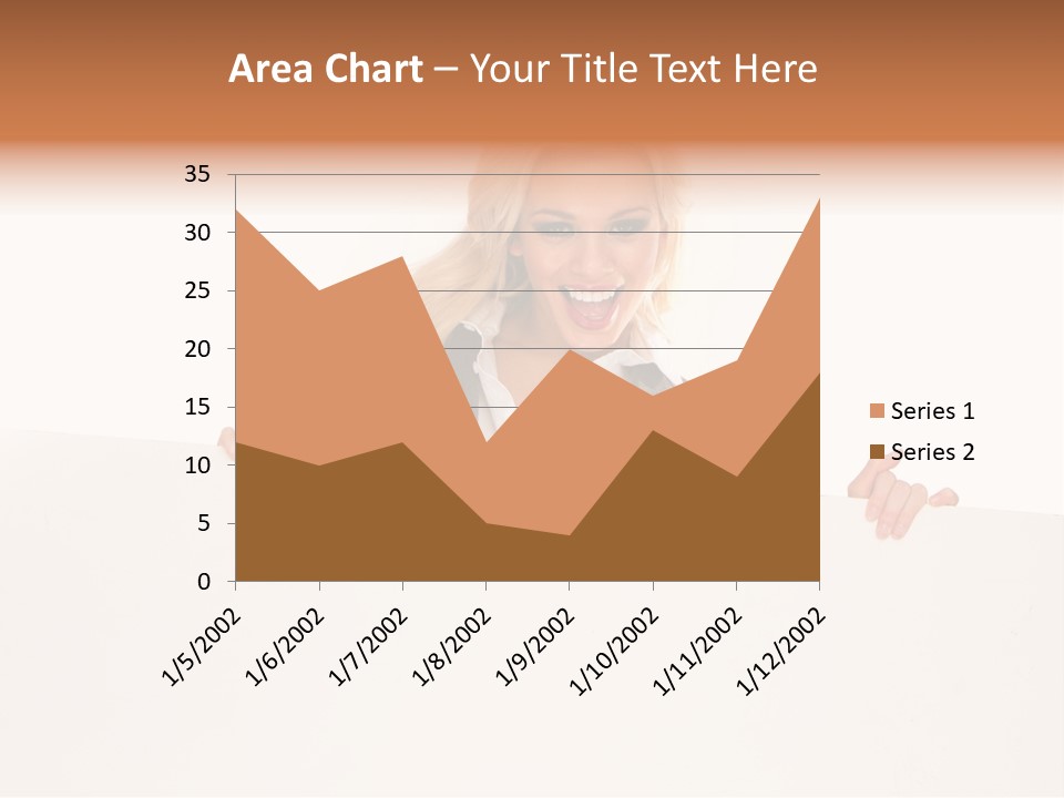 Sheet Model Copyspace PowerPoint Template