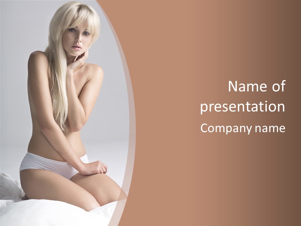 Pants Spa Purity PowerPoint Template