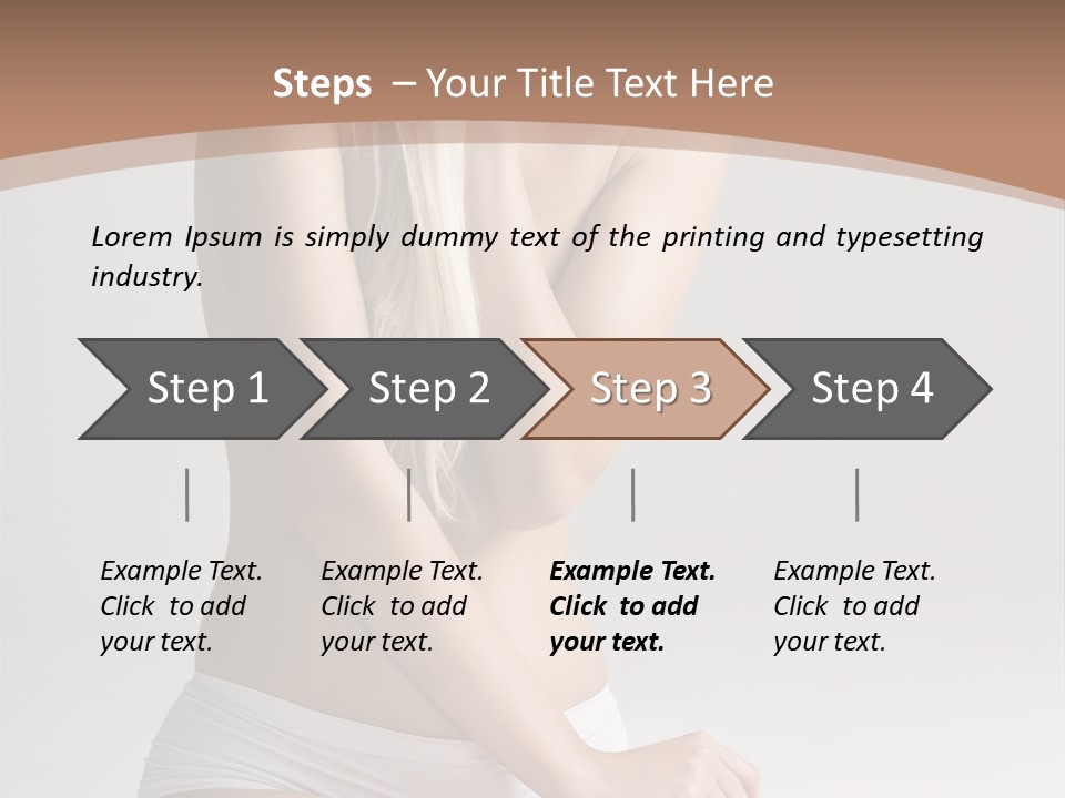 Pants Spa Purity PowerPoint Template